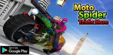 Moto Spider Traffic Hero: Motor Bike Racing Games