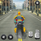 Moto Spider Traffic Hero icône