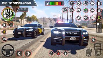 Permainan Kereta Kejar Polis syot layar 1