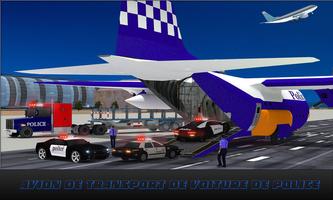 Transporteur d'avion de police Affiche