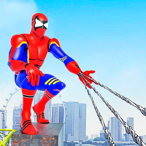 Flying Superhero: Spider Games