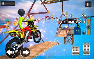 Stickman Bike Stunt Hero โปสเตอร์