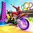 Superhero Bike Racing 3D : Bike Stunt Games APK