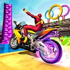 آیکون‌ Superhero Bike Racing 3D : Bike Stunt Games