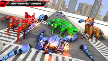 Wild Fox Robot War : Multi Robot Truck Robot Games poster