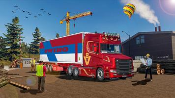 Euro Cargo Truck Driver Sim 3D Ekran Görüntüsü 3