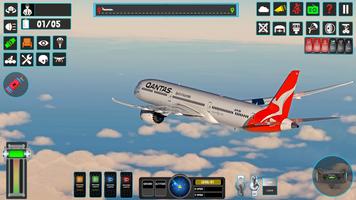 Airplane Flight Game Simulator اسکرین شاٹ 3