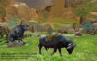 Angry Bull Fighting Games 3D الملصق