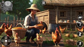 Chicken Farming Egg Farm Game تصوير الشاشة 2