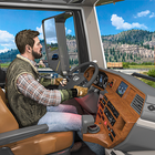 jeu camion conduite camion 3D icône