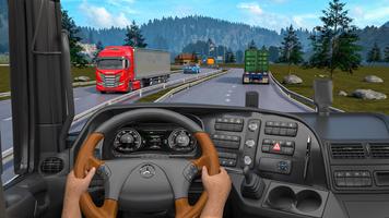 jeu camion conduite camion 3D Affiche