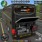 jeu simulation conduite bus 3D icône