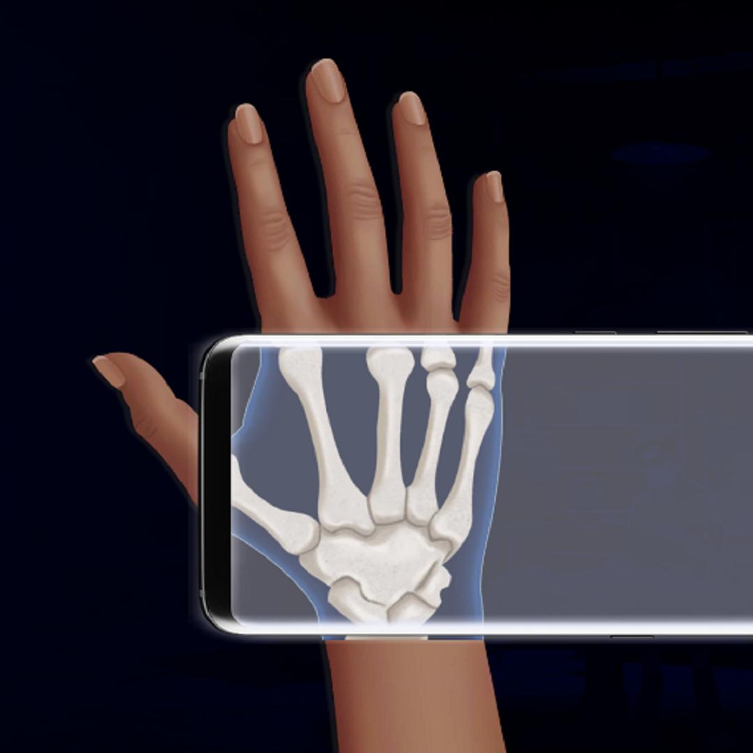 X ray games. Рентген тела приложение.