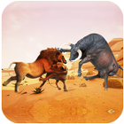 Wild Animal Fighting Games 3D Zeichen