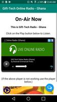 Gift-Tech Online Radio - Ghana Affiche