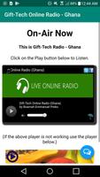 Gift-Tech Online Radio - Ghana Plakat