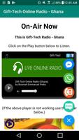 Gift-Tech Online Radio - Ghana تصوير الشاشة 1