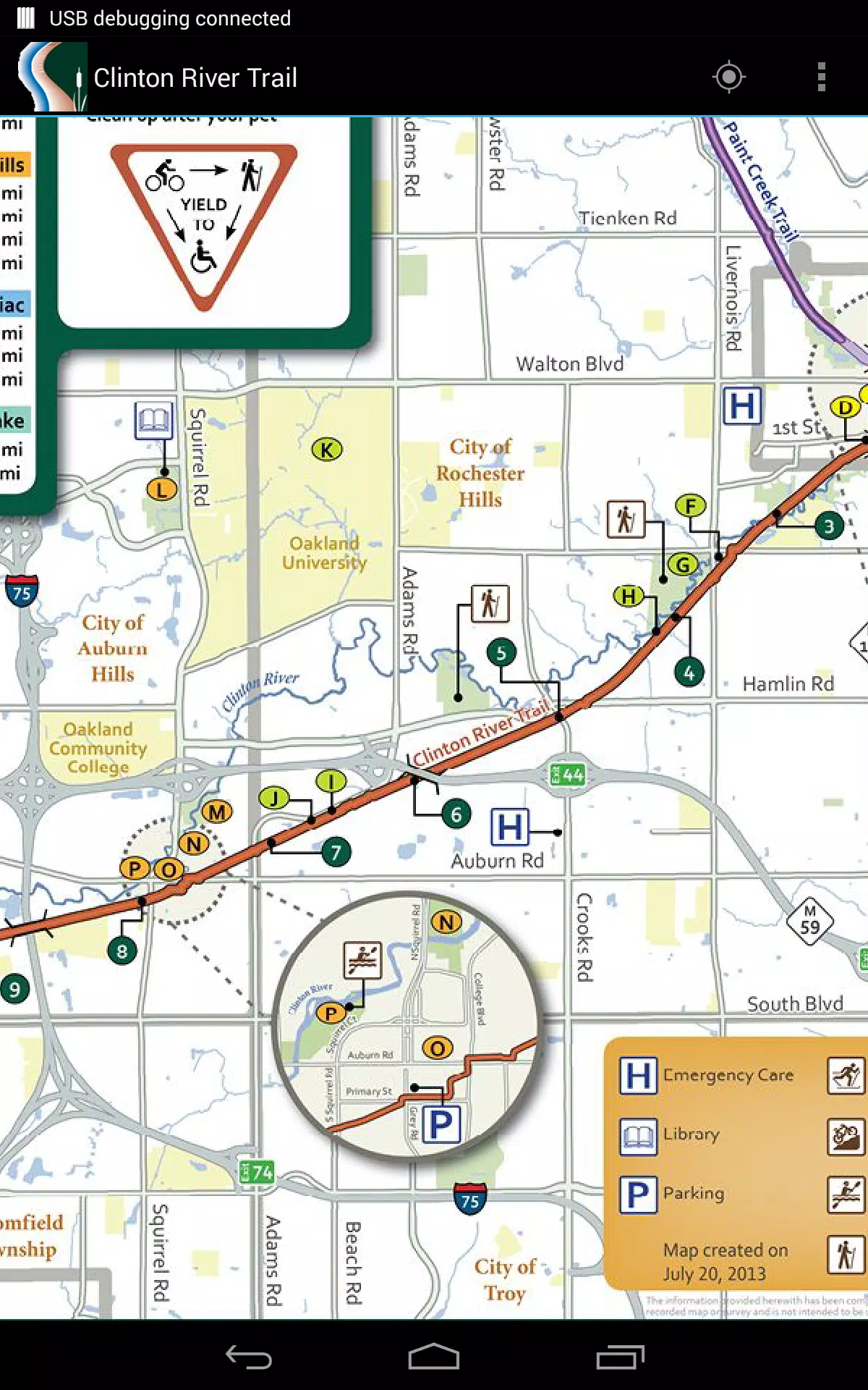 Clinton River Trail Map Clinton River Trail Map For Android - Apk Download