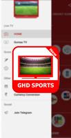 Guide For GHD SPORTS - Free Live TV Hd स्क्रीनशॉट 1