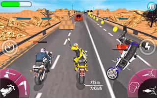 Bike attack: 3d Bike race screenshot 1