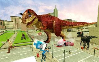 Dinosaur Jurassic world Attack - Dino Games الملصق