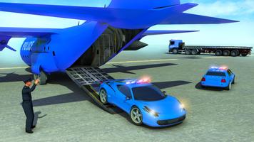 US Limo Police Car Transporter Game: Car Transport screenshot 3