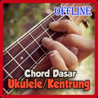 Chord Ukulele Senar 3 & 4 Affiche