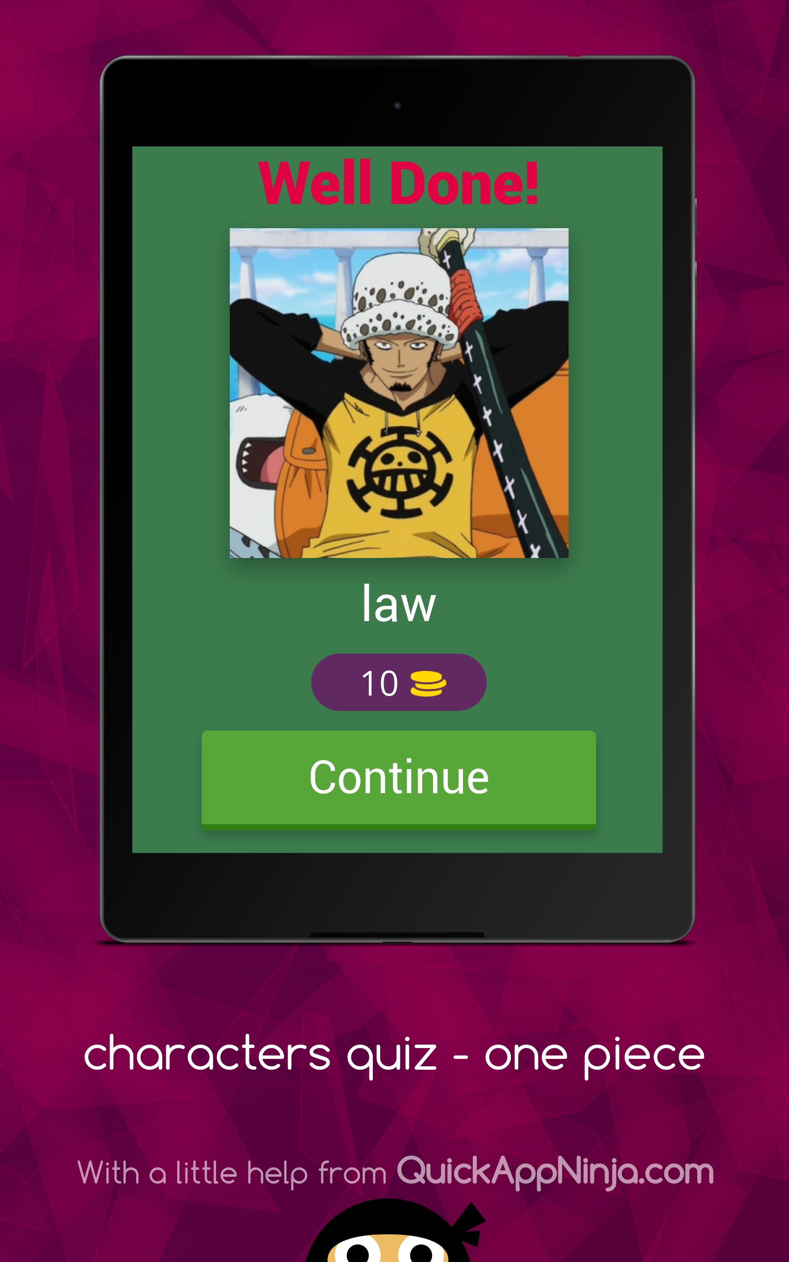 Name The One Piece Characters Quiz