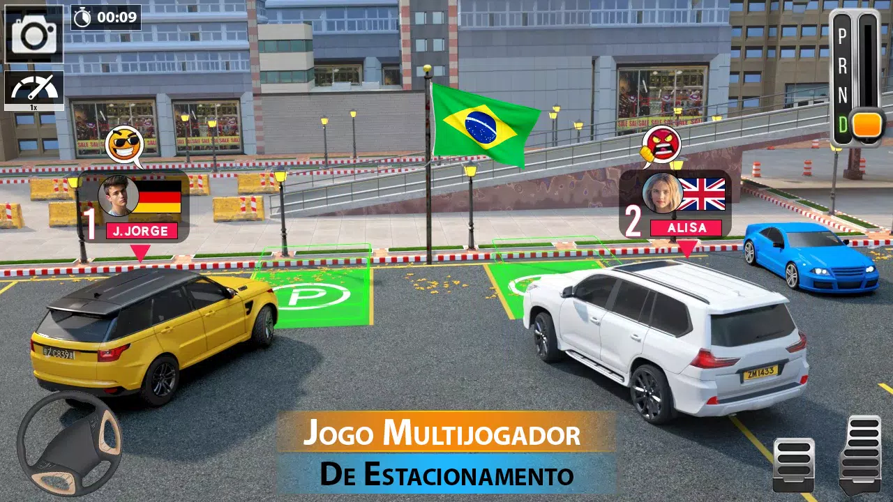 ibasenice 2 Conjuntos De Jogo De Estacionamento E Armazenamento