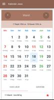 Poster Kalender Jawa