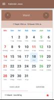 Kalender Jawa Plakat