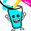 Super Happy Glass:Fill The Glass with draw lines APK