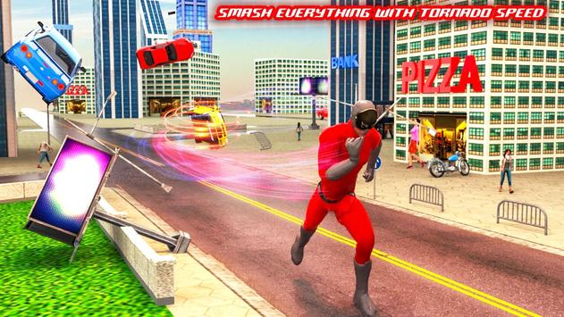 Light Speed hero: Crime Simulator: superhero games poster