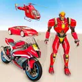 Helicopter Robot Car Game