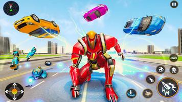 Helikopter Roboter Auto Spiel Screenshot 3