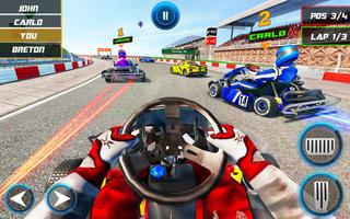 Go Kart Ramp Car Stunt Game 3d capture d'écran 3