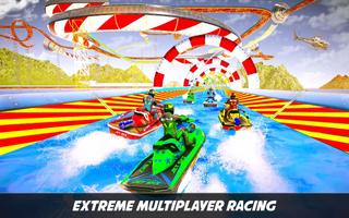 Jet stunts dốc trượt tuyết - Multiplayer đua ảnh chụp màn hình 3