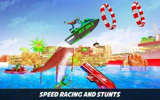 برنامه‌نما Jet Ski Ramp Stunts – Multiplayer Jet Ski Racing عکس از صفحه