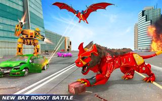 Lion Robot Transform Games 3d screenshot 1