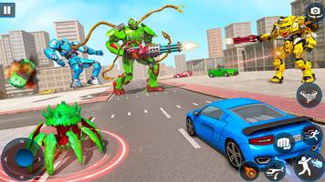 Octopus Robot Car Robot Game اسکرین شاٹ 2