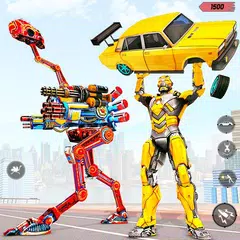 Ostrich Robot Car Transform Wars – Car Robot Games APK download