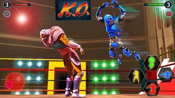 Real Robot Ring Fighting Games capture d'écran 3