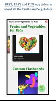 Fruits And Vegetables For Kids ポスター