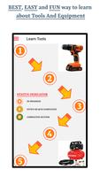 Learn Tools And Equipment Poster