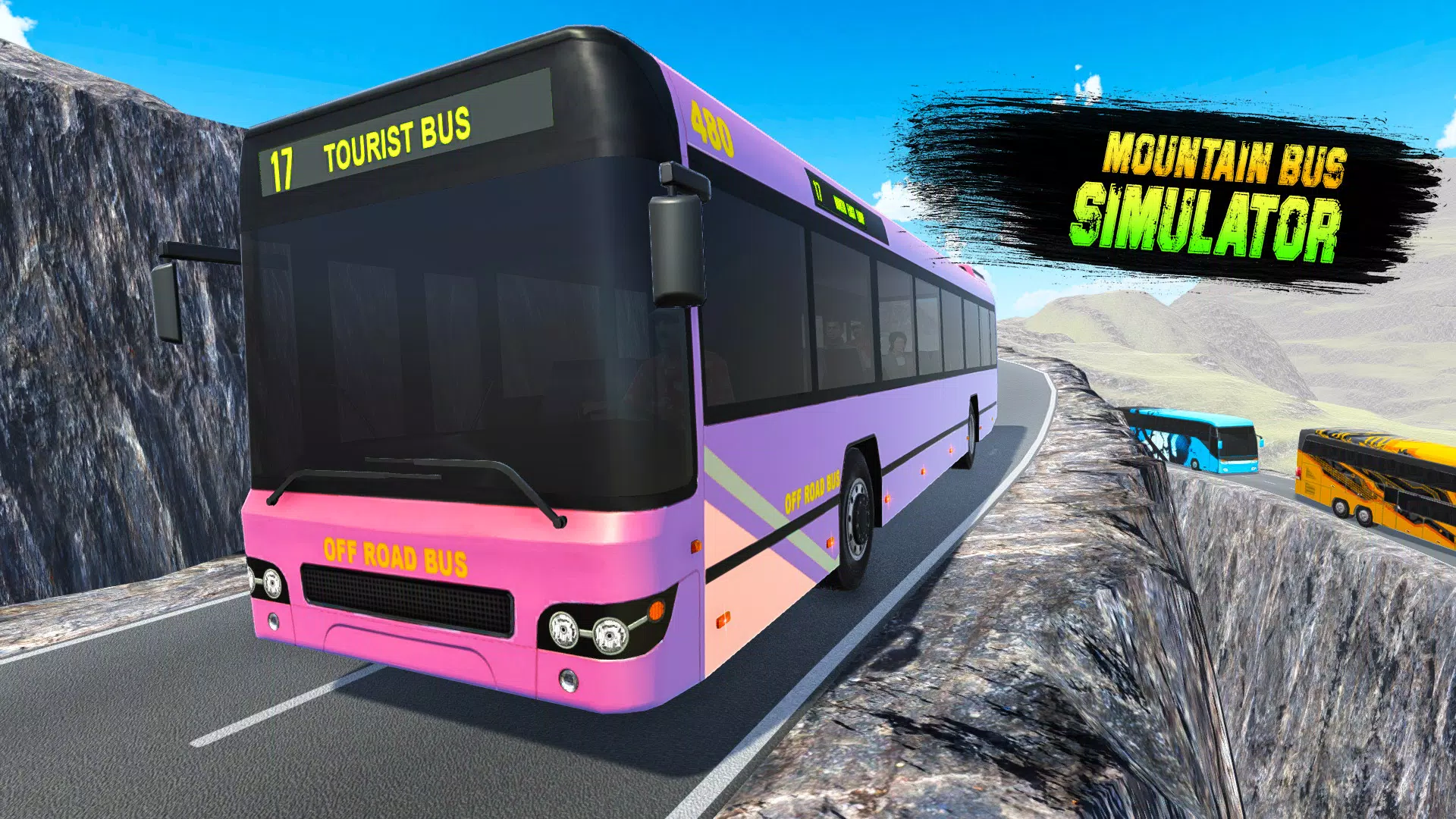 Simulador de ônibus subida offroad moderno: ônibus de transporte de ônibus  de montanha de van::Appstore for Android