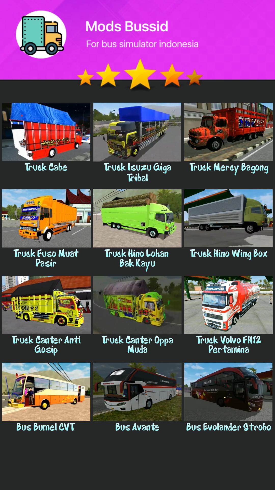 Mod Truck Cabe Bussid For Android Apk Download