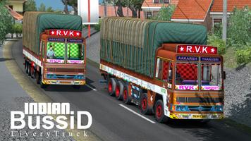 Bussid Indian Livery Truck plakat