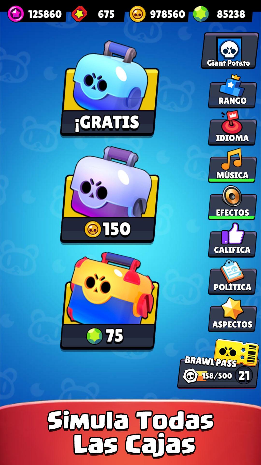 Simulador De Caja Para Brawl Stars For Android Apk Download - vídeos de brawl stars de abrir cajas