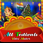 Festivals Video status Maker icône