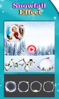Snowfall Photo Video Maker Affiche